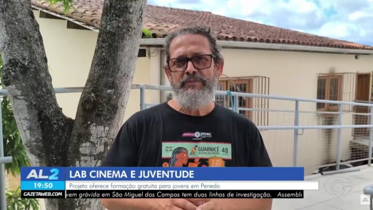 Projeto oferece formação gratuita em audiovisual para jovens de Penedo – 05/05/2026